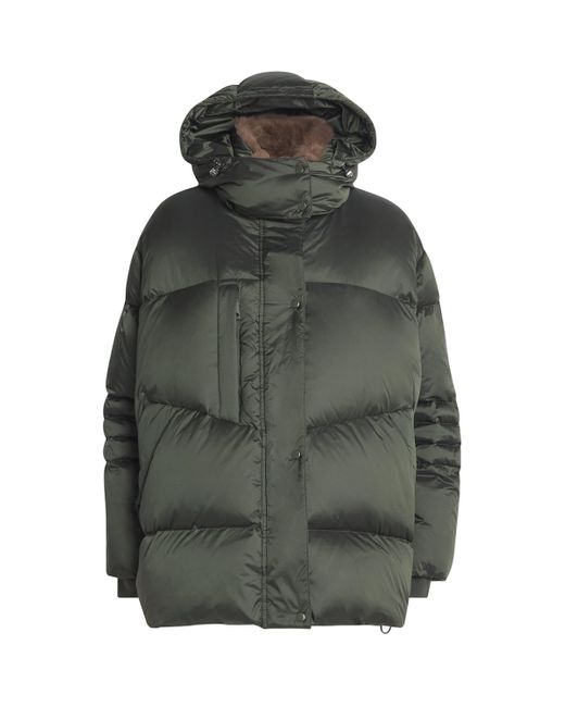 MAX&Co. Gray Hooded Puffer Jacket