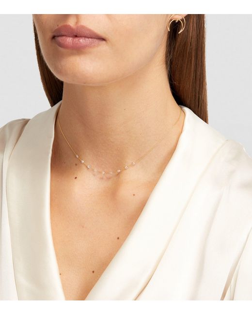 PERSÉE White And Diamond 9-Stone Danaé Necklace