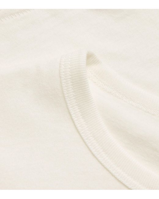 ÉTERNE White Cotton-Modal Baby T-Shirt