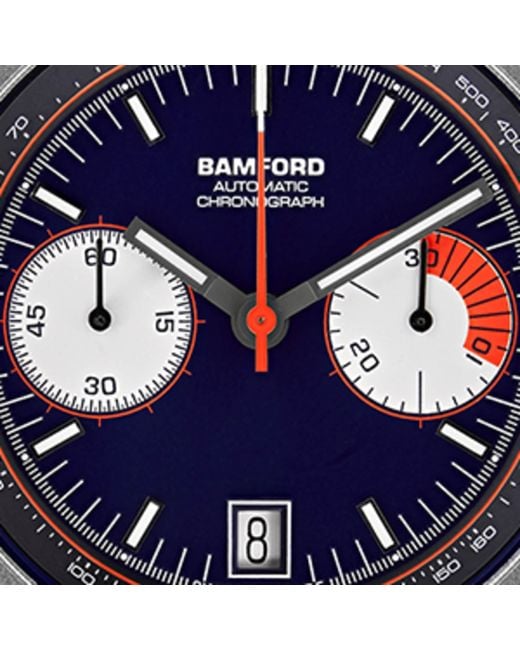 BAMFORD LONDON Blue Titanium B347 Watch