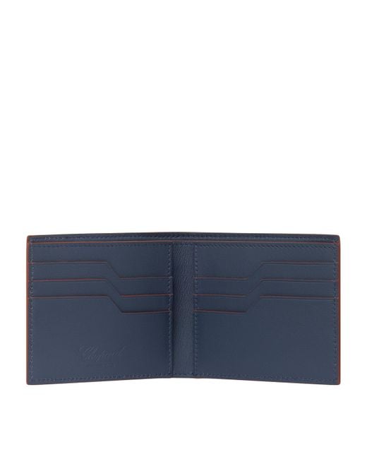 Chopard Brown Mini Leather Heritage Bifold Wallet