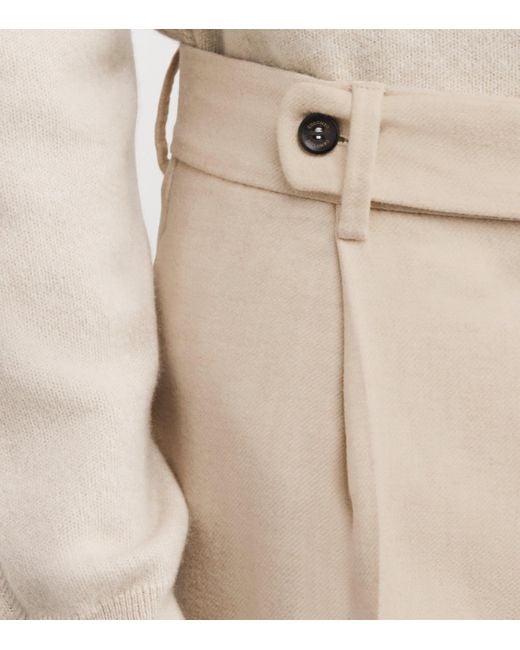 Colombo Natural Cashmere Straight Trousers for men
