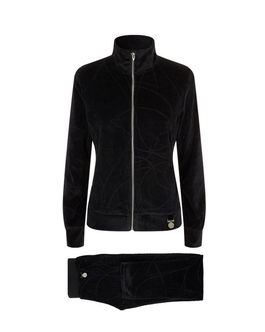 armani velvet tracksuit mens