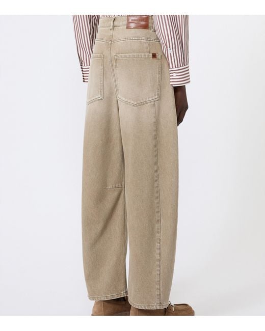 Weekend by Maxmara Natural Coloured Barrel Jeans