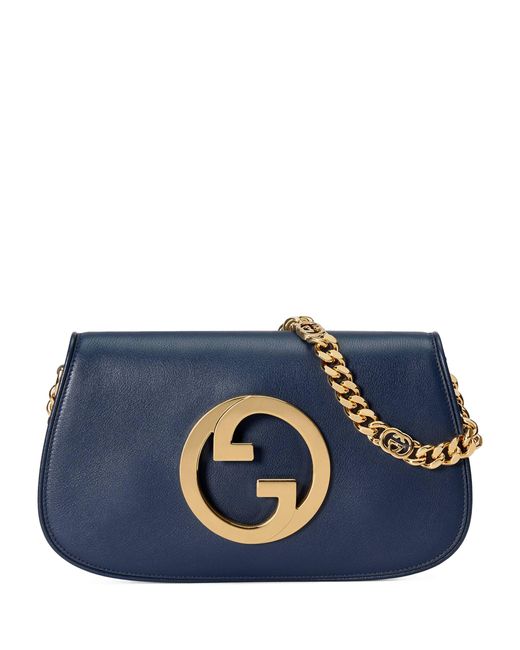 Gucci Blue Small Blondie Shoulder Bag