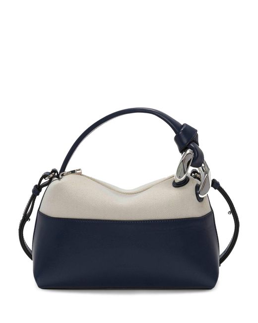 J.W. Anderson Blue Small Leather Corner Top-handle Bag