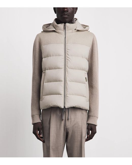 Moorer Natural Down Allori Hybrid Jacket for men