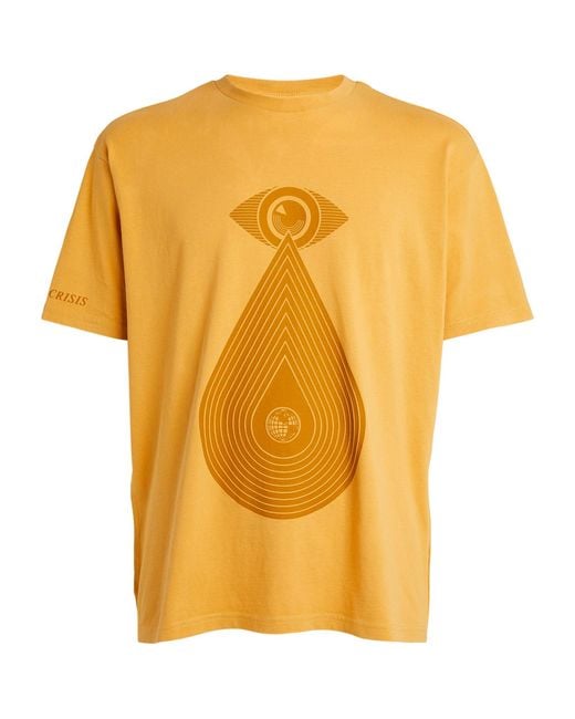 Napapijri Yellow X Obey Short-sleeve T-shirt for men