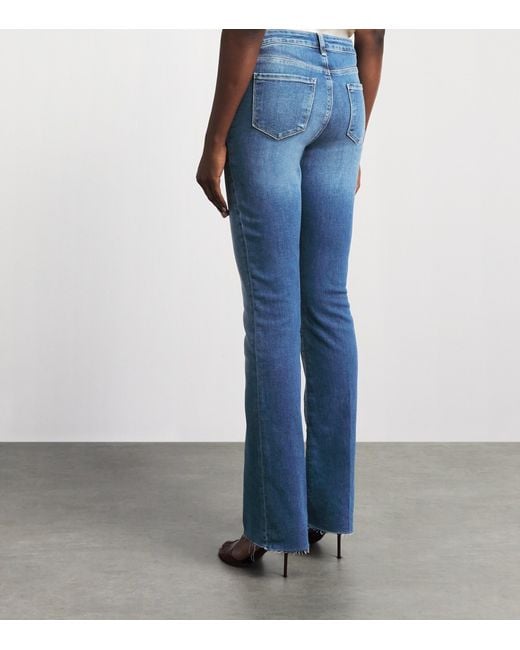 L'Agence Blue Ruth Straight Jeans