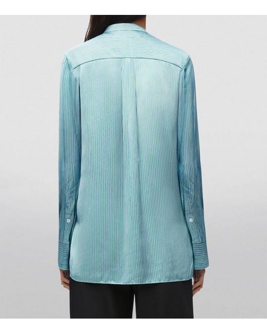 Loewe Blue Striped Long-sleeve Shirt
