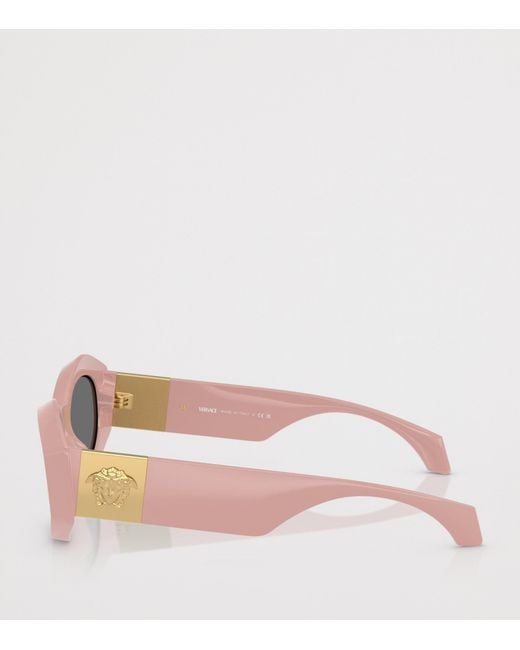 Versace Gray Acetate Ve4466U Irregular Sunglasses