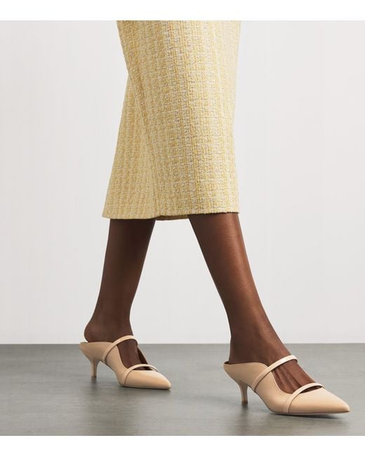 Malone Souliers Natural Leather Maureen Mules 45