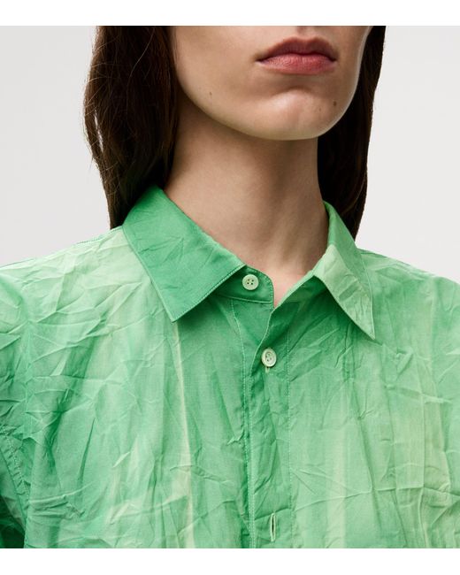Loewe Green Cotton-Blend Gradient Shirt