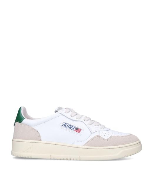 Autry White Leather Medalist Sneakers for men