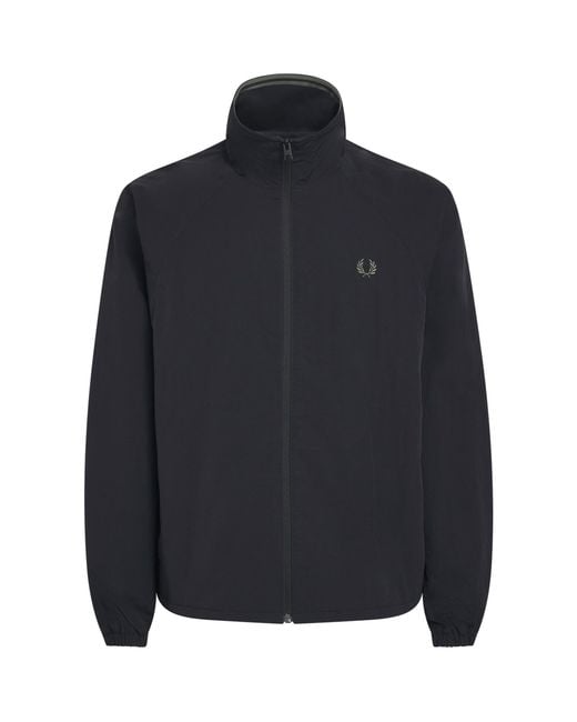 Fred Perry Blue Taslan Oversized Shell Jacket for men
