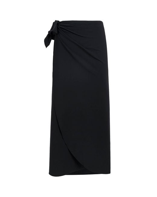 Hunza G Black Long Upf50+ Sarong