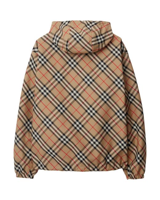 Burberry Brown Reversible Check Jacket for men