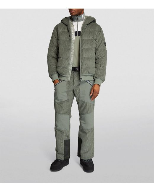 Bogner Corduroy Egon Ski Jacket in Green for Men Lyst UK