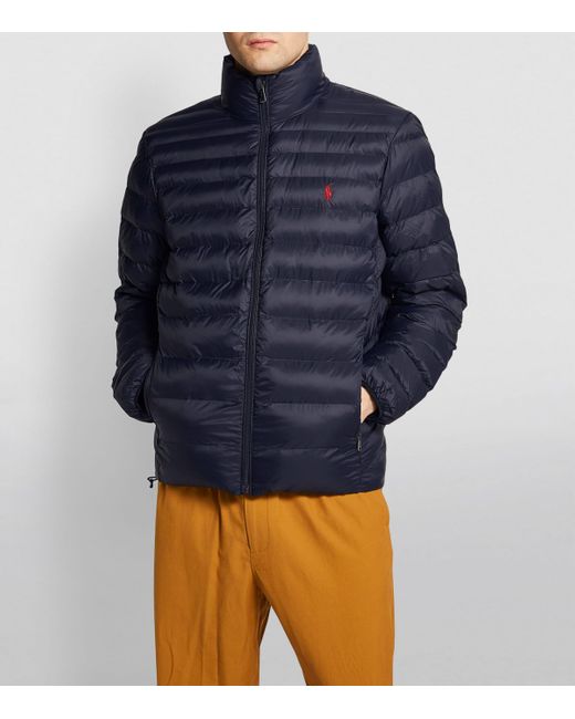Polo Ralph Lauren Blue Terra Packable Quilted Jacket for men