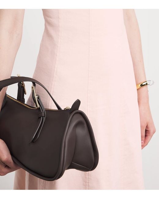 Theory Pink Linen-Blend Square-Neck Midi Dress