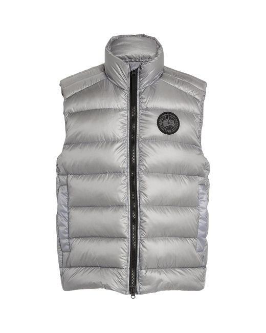 Canada Goose Gray Quilted Crofton Gilet for men