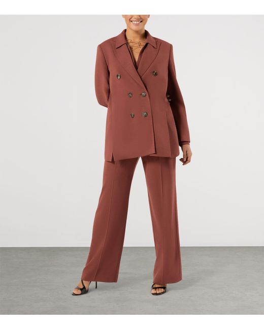 Marina Rinaldi Red Long-Sleeve Tunic