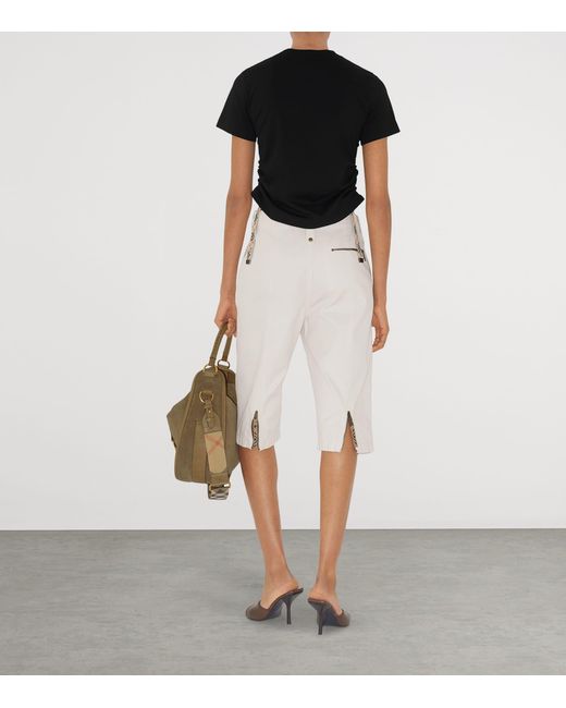 Burberry Black Cotton Festival T-Shirt