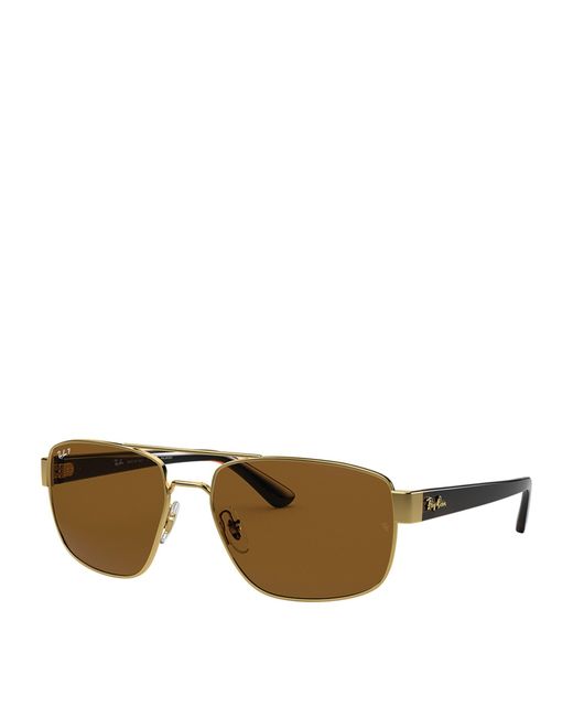 Ray-Ban Brown Rectangular Sunglasses for men