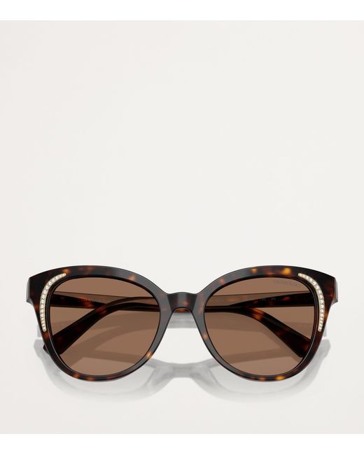 Swarovski Brown Acetate Sk6031 Sunglasses