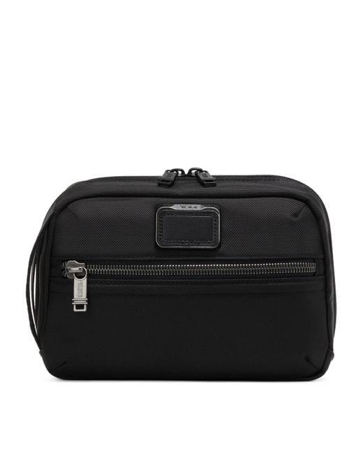 Tumi Black Alpha Bravo Day Wash Bag