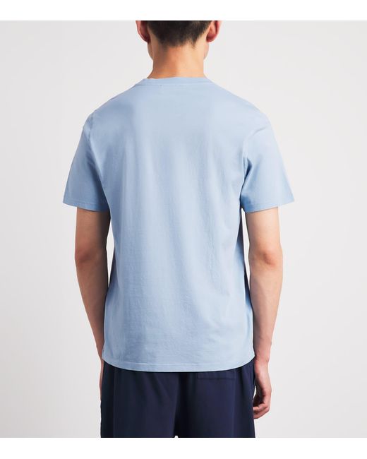 Harrods Blue Cotton T-Shirt for men