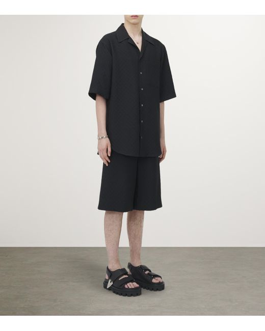 McQueen Black Skull-Detail Shirt for men