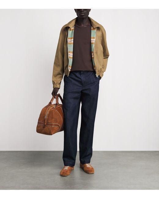 Dries Van Noten Natural Twill Bomber Jacket for men