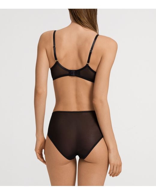 Hanro Black Smooth Illusion Soft Cup Bra