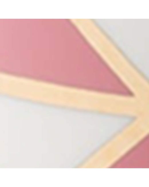 Prada White Enamel Triangle Ring