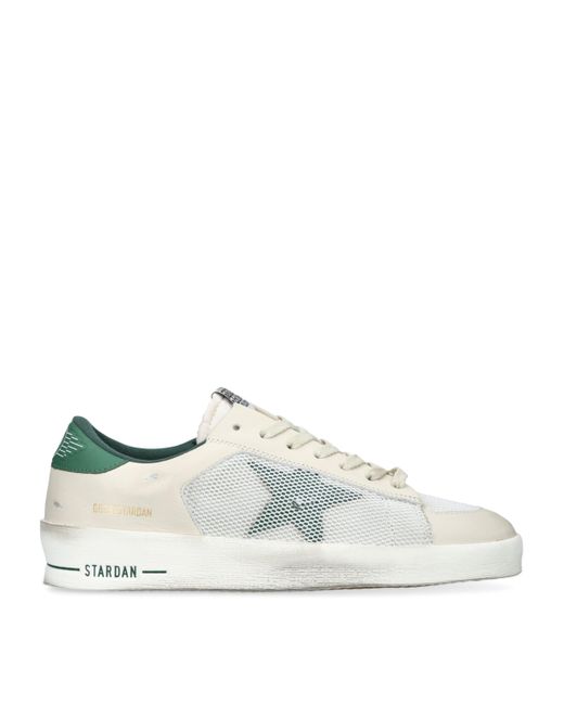 Golden Goose Deluxe Brand White Suede Stardan Sneakers for men