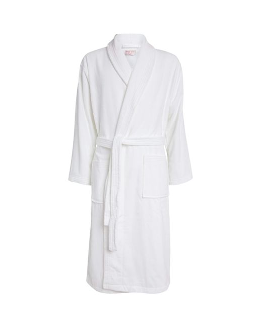 Derek Rose White Towelling Robe for men