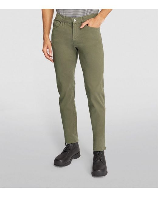 FRAME Green L'Homme Slim Jeans for men