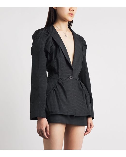 Vivienne Westwood Black Gathered Cloud Jacket