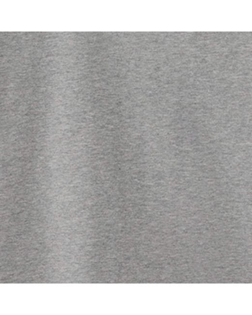 Burberry Gray Check-Trim Ekd T-Shirt