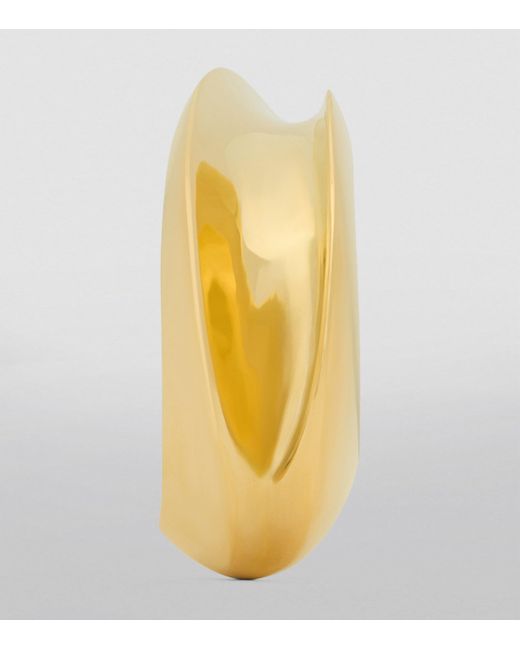 Saint Laurent Metallic Twist Cuff