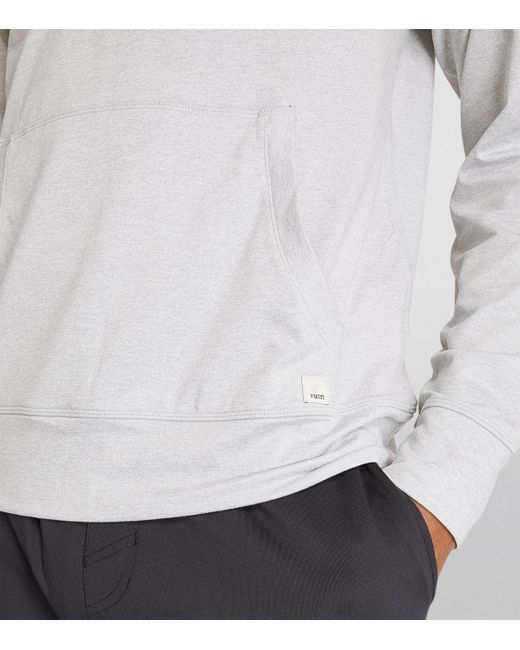 vuori White Ponto Performance Half-Zip Hoodie for men