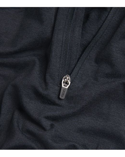 vuori Blue Quarter-Zip Ponto Sweatshirt for men