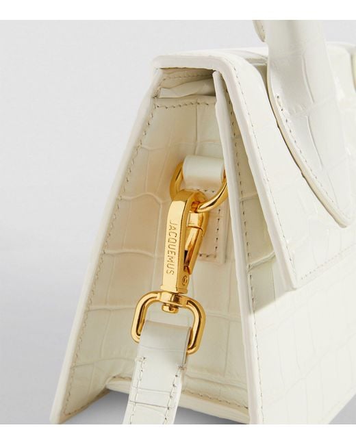 Jacquemus Medium Le Chiquito Top-handle Bag in White