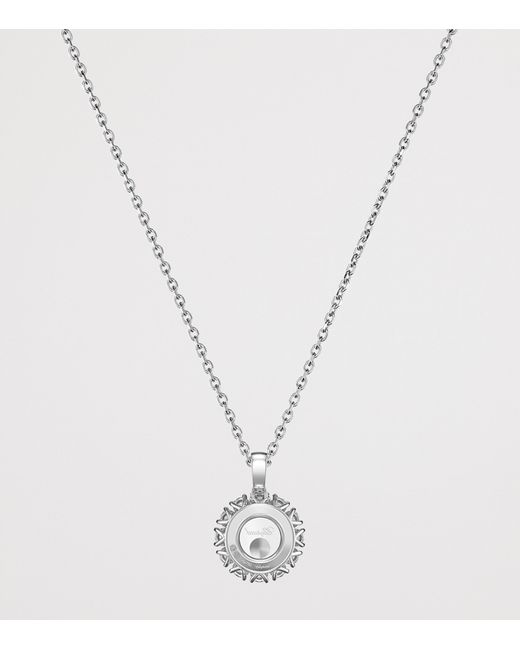Chopard Metallic And Diamond Happy Diamonds Icons Joaillerie Necklace