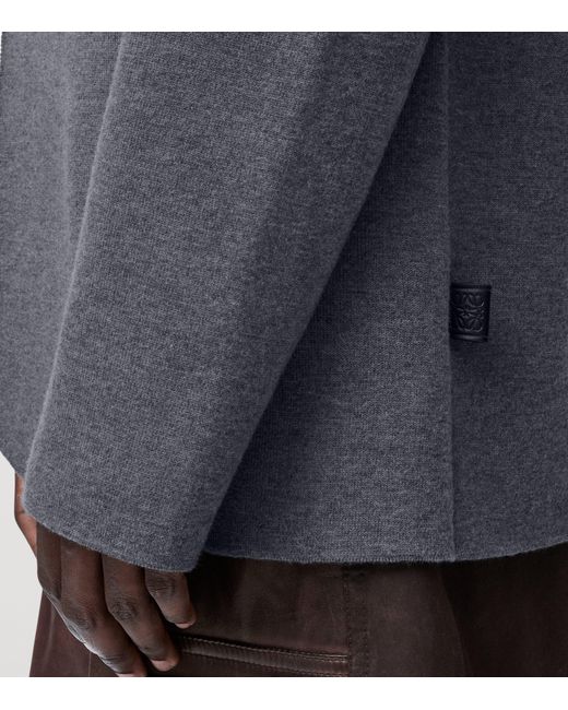 Loewe Blue Wool Blazer for men