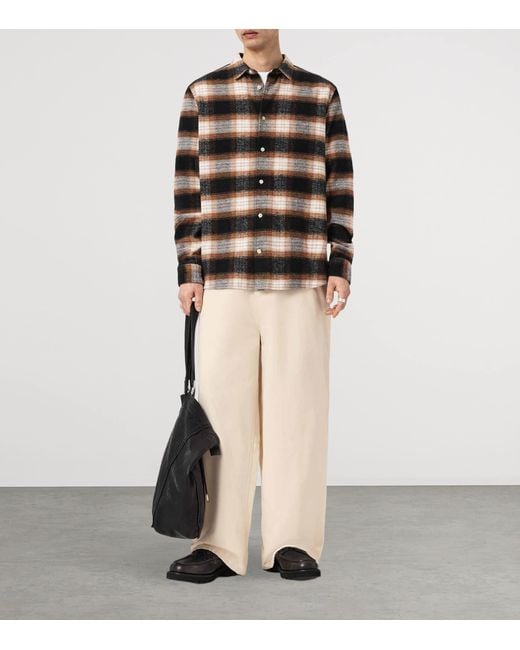 AllSaints Natural Organic Cotton Jackson Barrel Trousers for men