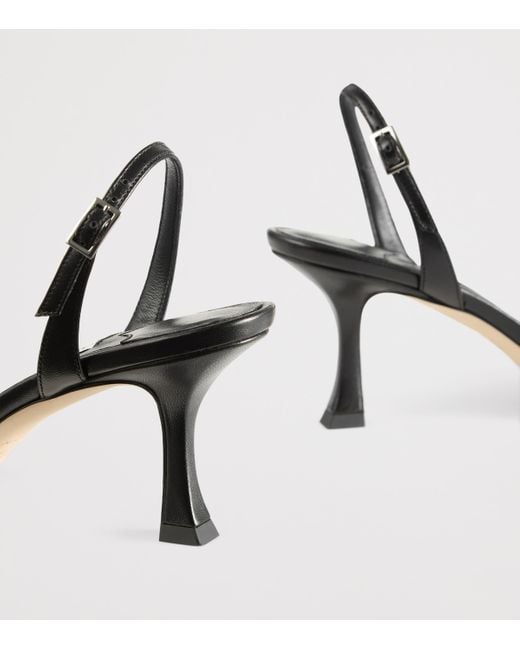 Jimmy Choo Black Elsy 70 Leather Heeled Sandals