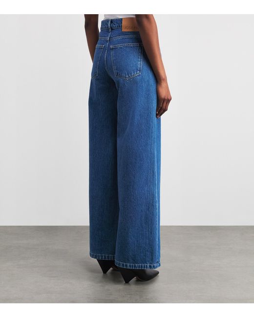 Joseph Blue Zamtam Wide-Leg Jeans