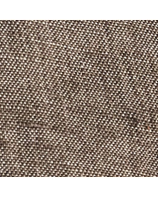 Sunspel Brown Linen Cap for men